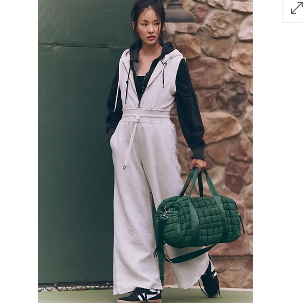 NWOT Free People Movement Making It Wide Leg Jumpsuit